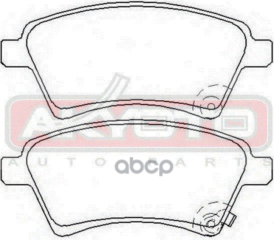 КОЛОДКИ ТОРМОЗНЫЕ ДИСКОВЫЕ ПЕРЕДНИЕ
