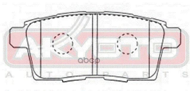 КОЛОДКИ ТОРМОЗНЫЕ ДИСКОВЫЕ ЗАДНИЕ