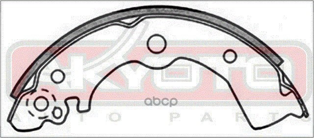 КОЛОДКИ ТОРМОЗНЫЕ БАРАБАННЫЕ ЗАДНИЕ