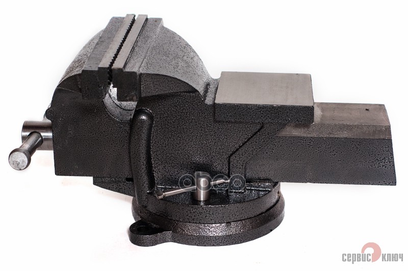 Тиски слесарные поворотные 200 мм с наковальней Сервис ключ 71620