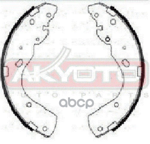 КОЛОДКИ ТОРМОЗНЫЕ БАРАБАННЫЕ ЗАДНИЕ