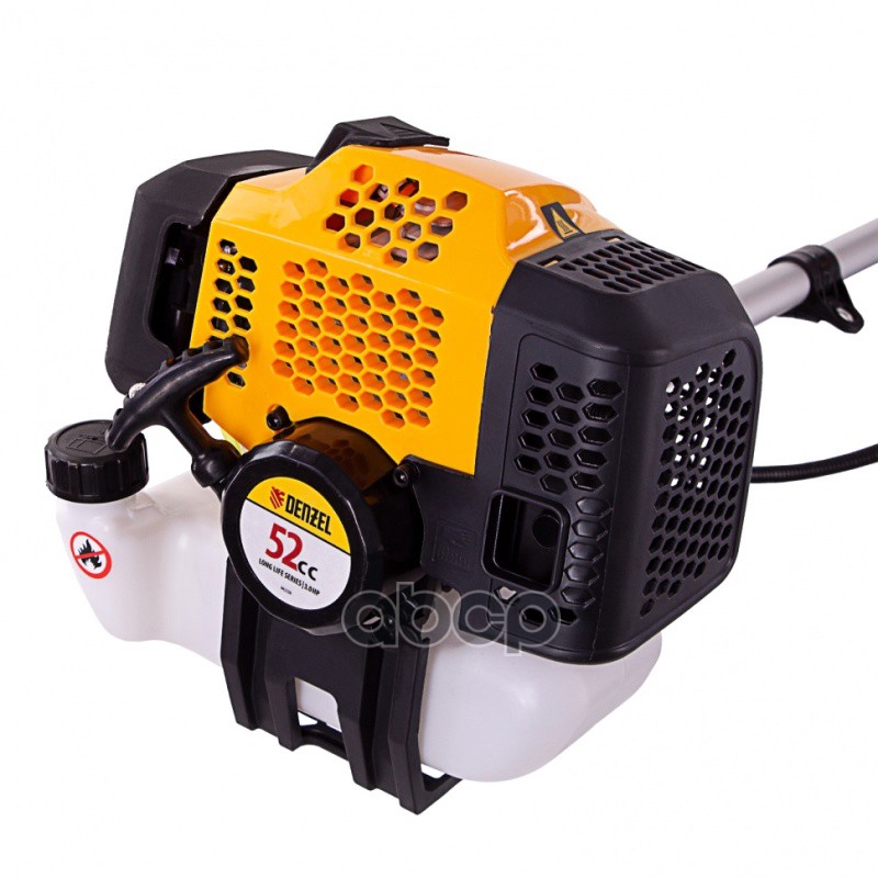 Триммер бензиновый DGT-520, 52см3, 3 л.с., неразъемная штанга, состоит из 2 част