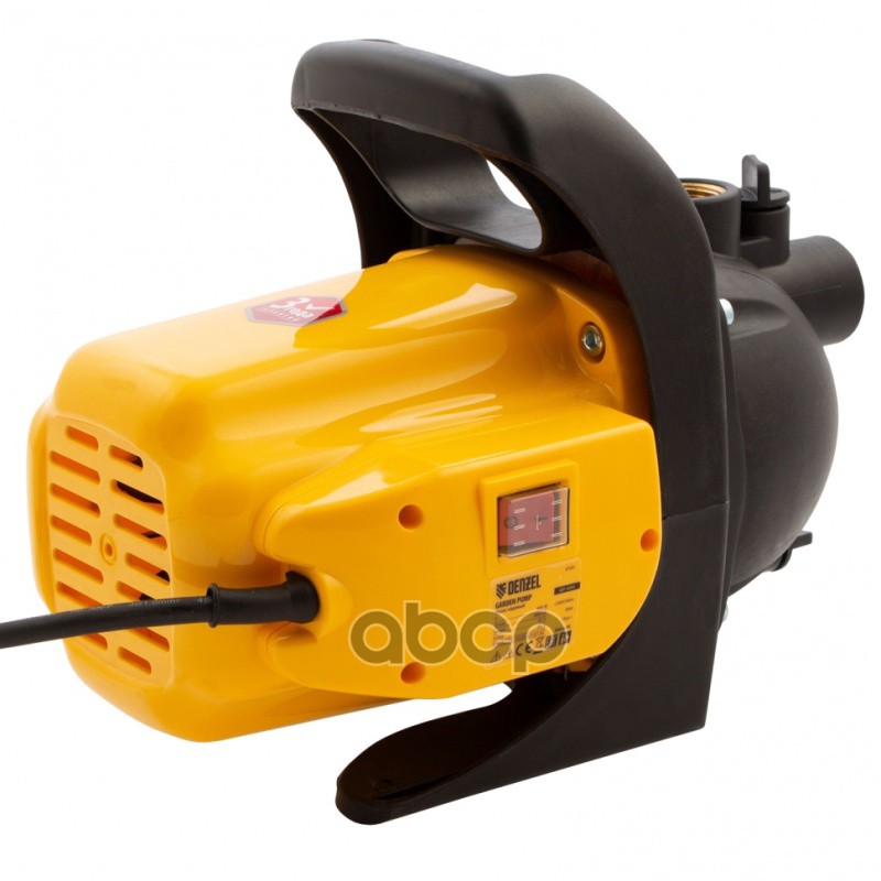 Садовый поверхностный насос GP600, 600 Вт, 3000 л/ч, подъем 35 м, пластик