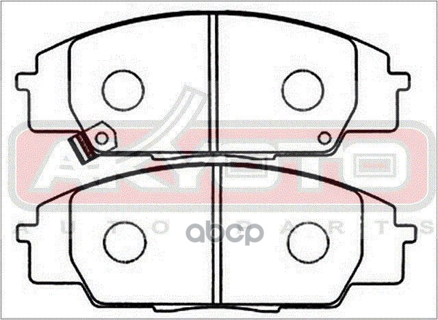КОЛОДКИ ТОРМОЗНЫЕ ДИСКОВЫЕ ПЕРЕДНИЕ