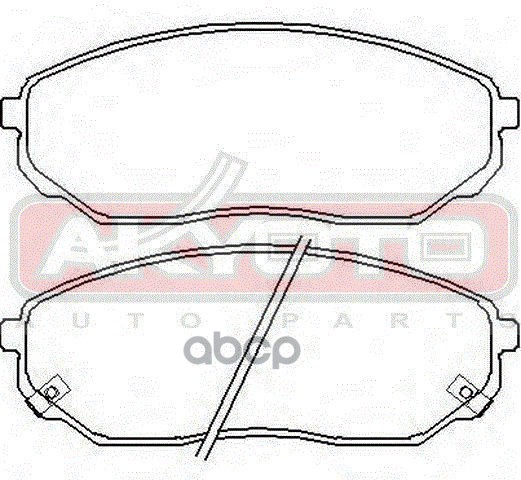 Колодки тормозные дисковые передние KIA SORENTO (2006-)  ИЖМАШ