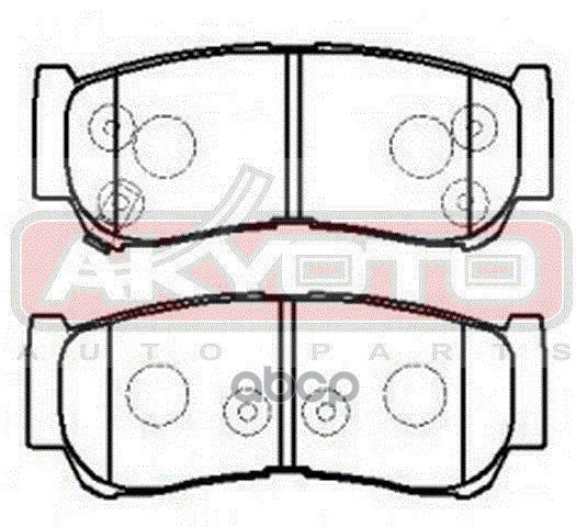 КОЛОДКИ ТОРМОЗНЫЕ ДИСКОВЫЕ ЗАДНИЕ