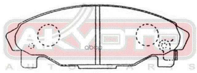 Колодки тормозные дисковые передние