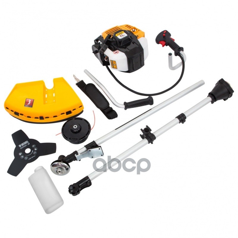 Триммер бензиновый DR-43S, 43 см3, разъемная штанга, состоит из 2 частей