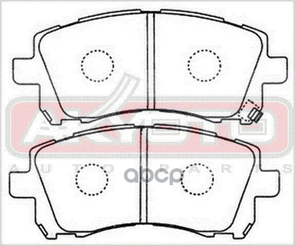 КОЛОДКИ ТОРМОЗНЫЕ ДИСКОВЫЕ ПЕРЕДНИЕ