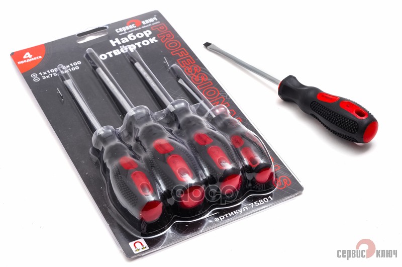 Набор отверток  4 пр. Сервис Ключ 75801