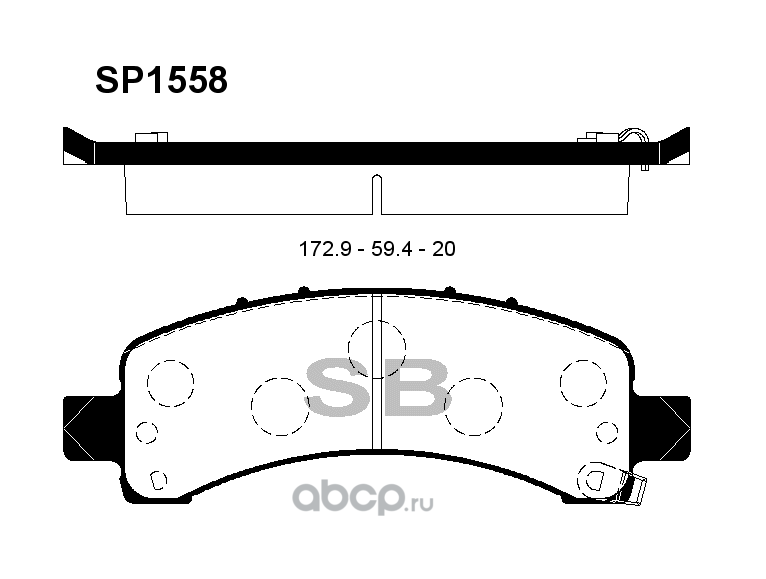 Sangsin brake SP1558