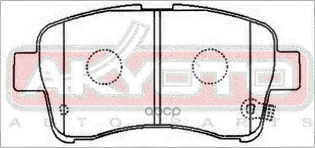 КОЛОДКИ ТОРМОЗНЫЕ ДИСКОВЫЕ ПЕРЕДНИЕ