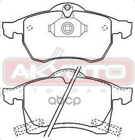 Колодки тормозные дисковые передние