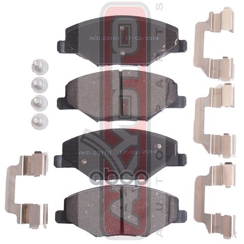 Колодки тормозные дисковые передние