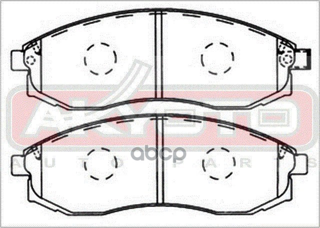 КОЛОДКИ ТОРМОЗНЫЕ ДИСКОВЫЕ ПЕРЕДНИЕ