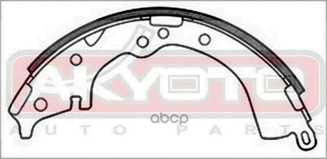 КОЛОДКИ ТОРМОЗНЫЕ БАРАБАННЫЕ ЗАДНИЕ