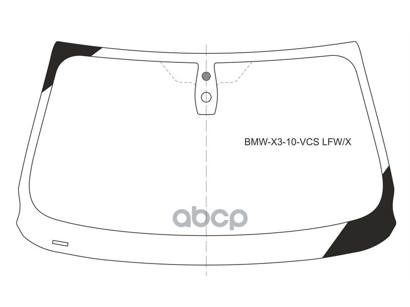 Стекло лобовое (Датчик дождя) BMW X3 10-14 XYG арт. BMW-X3-10-VCS LFW/X