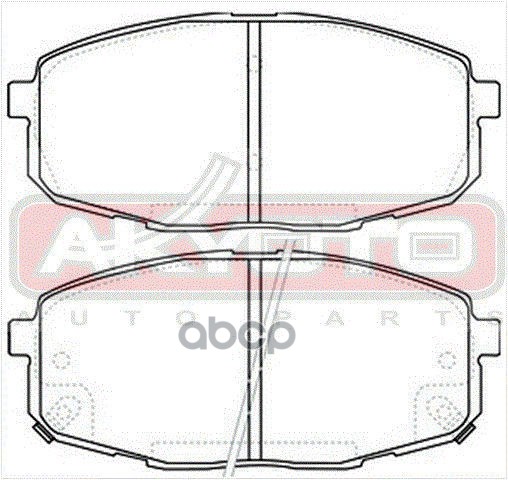 КОЛОДКИ ТОРМОЗНЫЕ ДИСКОВЫЕ ПЕРЕДНИЕ