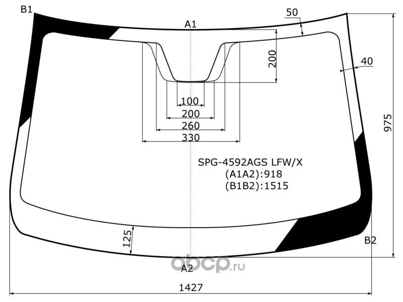 Размеры лобового стекла лады гранты