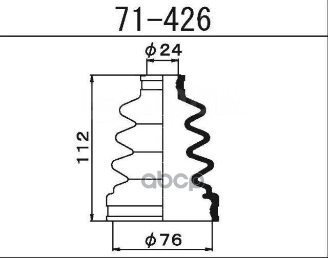 Пыльник привода Maruichi 28023-AA030 / 28023-PA050 / 28397FE000