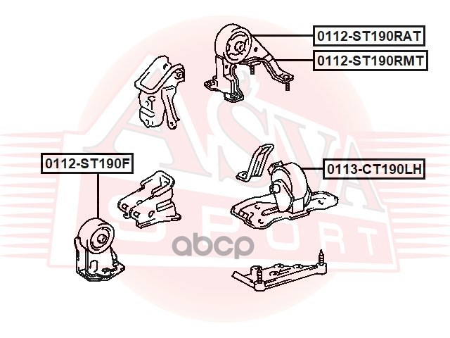 ПОДУШКА ДВИГАТЕЛЯ ПЕРЕДНЯЯ