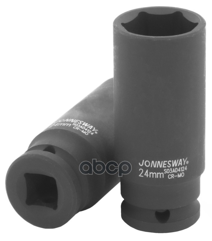Головка Торцевая! Ударная Глубокая 1/2''Dr, 24 Мм Jonnesway арт. S03AD4124