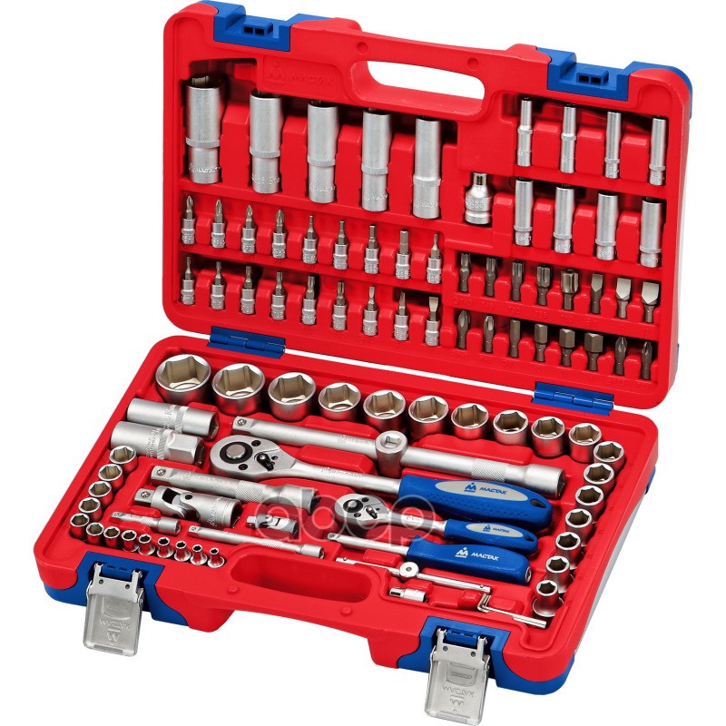 набор инструмента  94 предмета 1/4' и 1/2'DR головки 6 граней