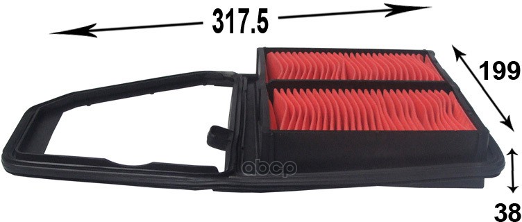 Фильтр воздушный HONDA CIVIC 1.6 2001 - 2005/ HONDA STREAM 1.7 2001 - ПО НАСТ. ВРЕМЯ/ HONDA EDIX 1.7 2004 - 2006