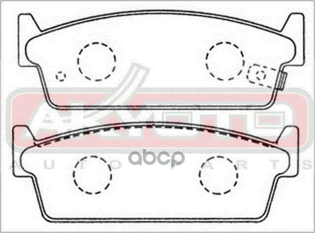 КОЛОДКИ ТОРМОЗНЫЕ ДИСКОВЫЕ ЗАДНИЕ