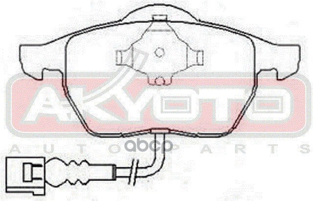 КОЛОДКИ ТОРМОЗНЫЕ ДИСКОВЫЕ ПЕРЕДНИЕ С ДАТЧИКОМ