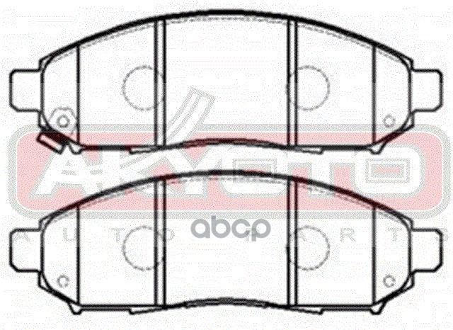КОЛОДКИ ТОРМОЗНЫЕ ДИСКОВЫЕ ПЕРЕДНИЕ
