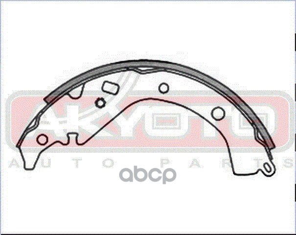 Колодки тормозные барабанные задние TOYOTA OPA ACT10/ZCT10 2000-2005