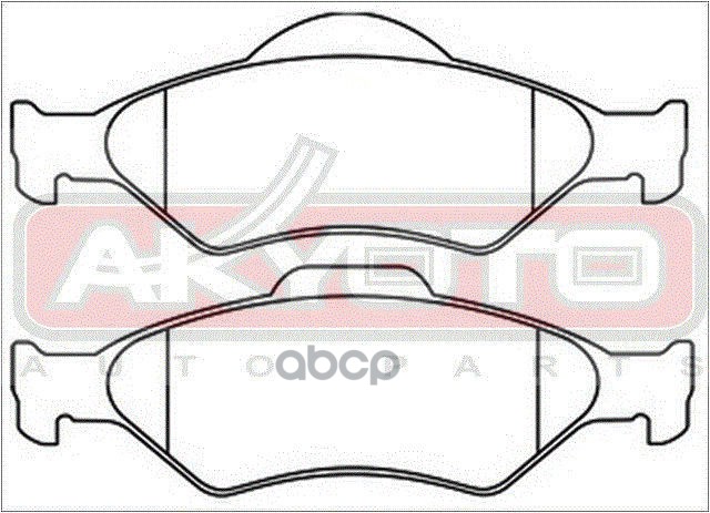 КОЛОДКИ ТОРМОЗНЫЕ ДИСКОВЫЕ ПЕРЕДНИЕ
