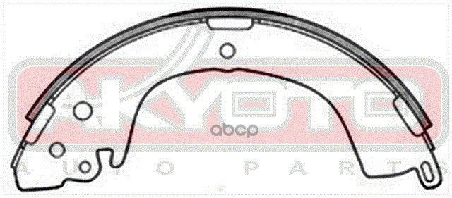 КОЛОДКИ ТОРМОЗНЫЕ БАРАБАННЫЕ ЗАДНИЕ