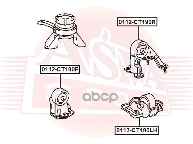 Сайлентблок подушки двигателя