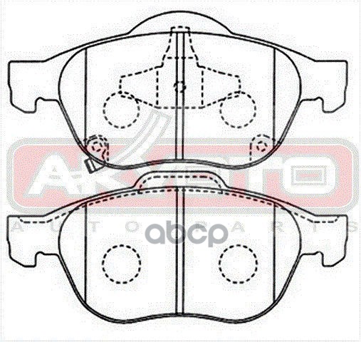 КОЛОДКИ ТОРМОЗНЫЕ ДИСКОВЫЕ ПЕРЕДНИЕ