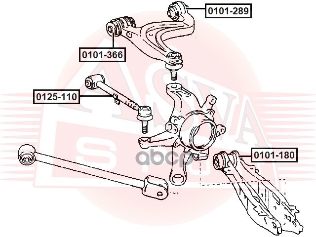 САЙЛЕНТБЛОК ЗАДНЕГО ПОПЕРЕЧНОГО РЫЧАГА