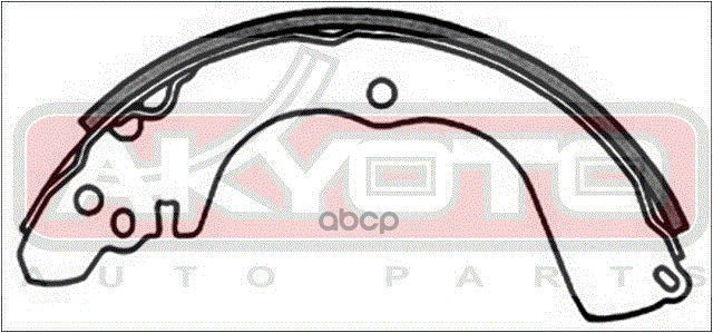 КОЛОДКИ ТОРМОЗНЫЕ БАРАБАННЫЕ ЗАДНИЕ