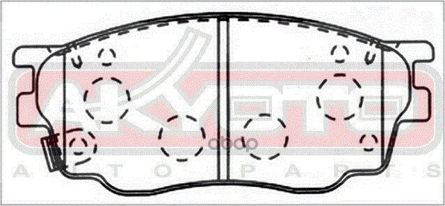 КОЛОДКИ ТОРМОЗНЫЕ ДИСКОВЫЕ ПЕРЕДНИЕ