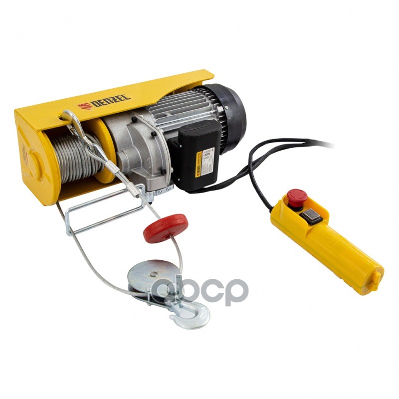 Тельфер электрический TF-1000, 1 т, 1600 Вт, высота 12 м, 8 м/мин