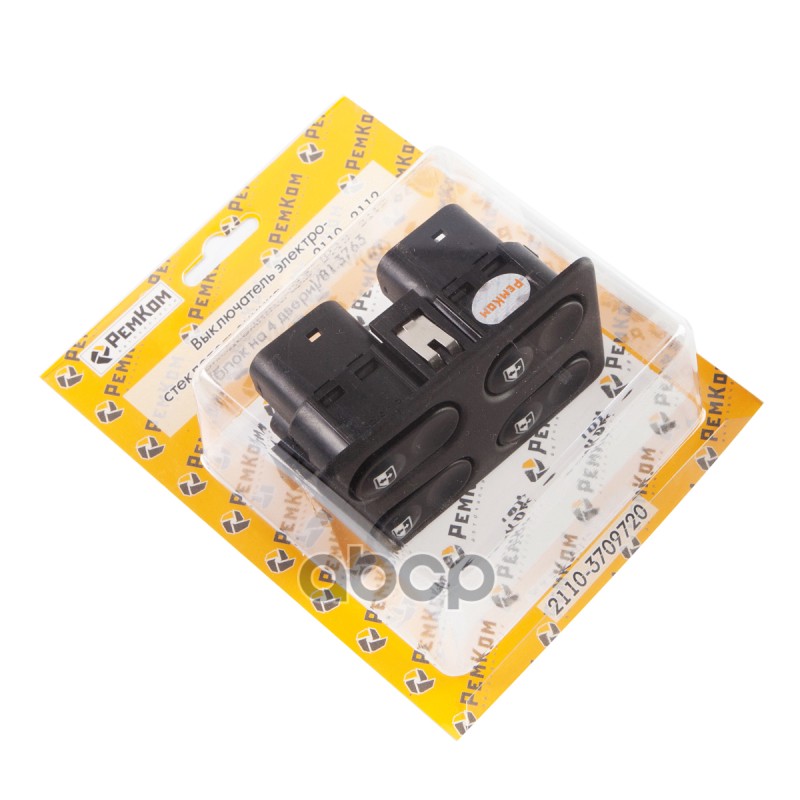 Блок управления стеклоподъемниками ВАЗ 2110-12, (4 клавиши). RK06007