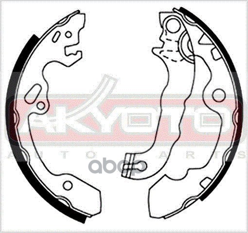 КОЛОДКИ ТОРМОЗНЫЕ БАРАБАННЫЕ ЗАДНИЕ