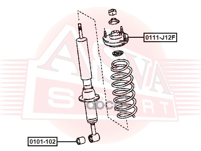 Опора амортизатора