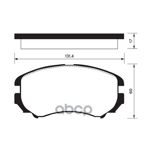 Колодки тормозные передние (ТагАЗ)