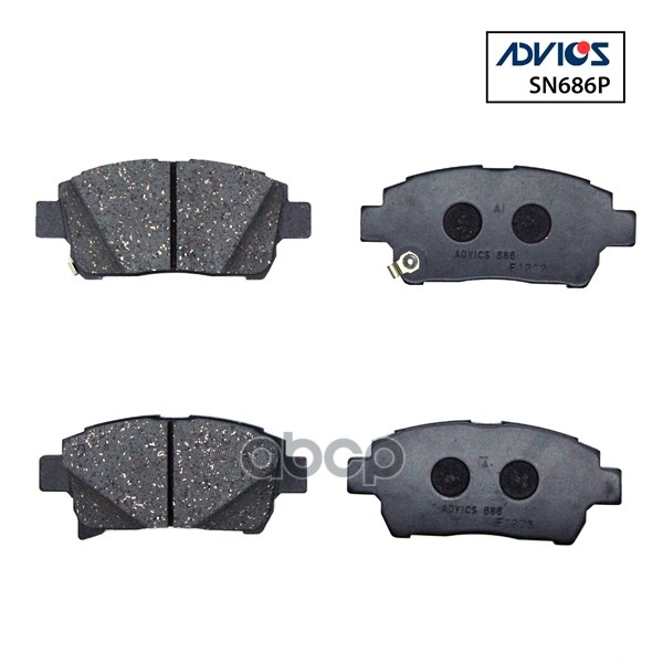 Дисковые тормозные колодки ADVICS 04465-0D020 / 04465-0W050 / 04465-0W080 / 04465-12580 / 04465-12581 / 04465-12590 / 04465-12591 / 04465-12592 / 04465-13020 / 04465-13040 / 04465-13041 / 04465-13050 / 04465-17100 / 04465-17101 / 04465-17102 / 04465-17140