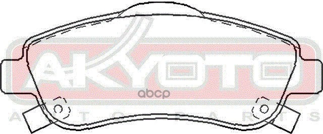 Колодки тормозные дисковые передние HONDA CRV III 2007->