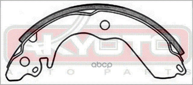 Колодки барабанные Задний