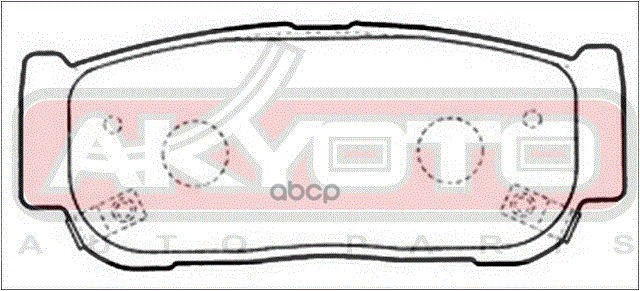 КОЛОДКИ ТОРМОЗНЫЕ ДИСКОВЫЕ ЗАДНИЕ