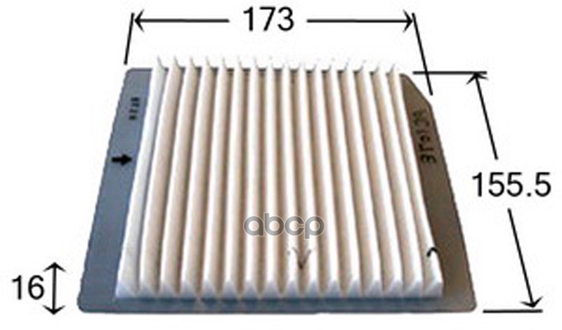 Фильтр салонный  AZUMI  AC21107 TOYOTA PASSO 04-