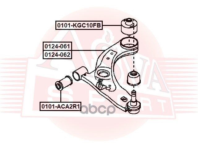 РЫЧАГ ПЕРЕДНИЙ ЛЕВЫЙ